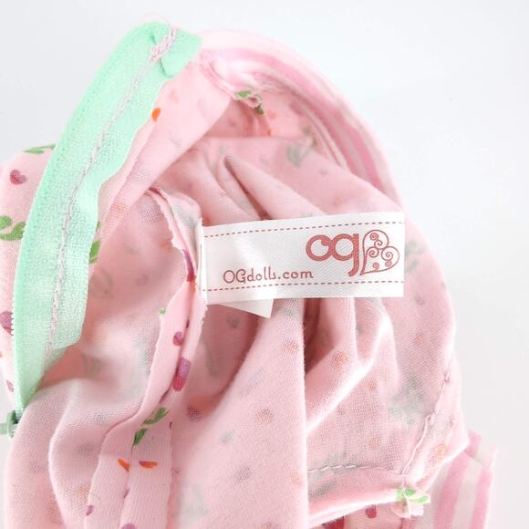 Our Generation OG by Battat Pale Pink Onesie / One Piece Pajama for 18" Dolls GC - Picture 7 of 14